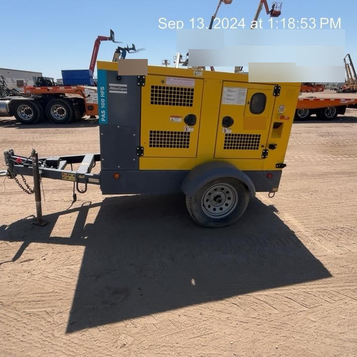 2020 ATLAS COPCO PAS 100 HF CS Enclosed