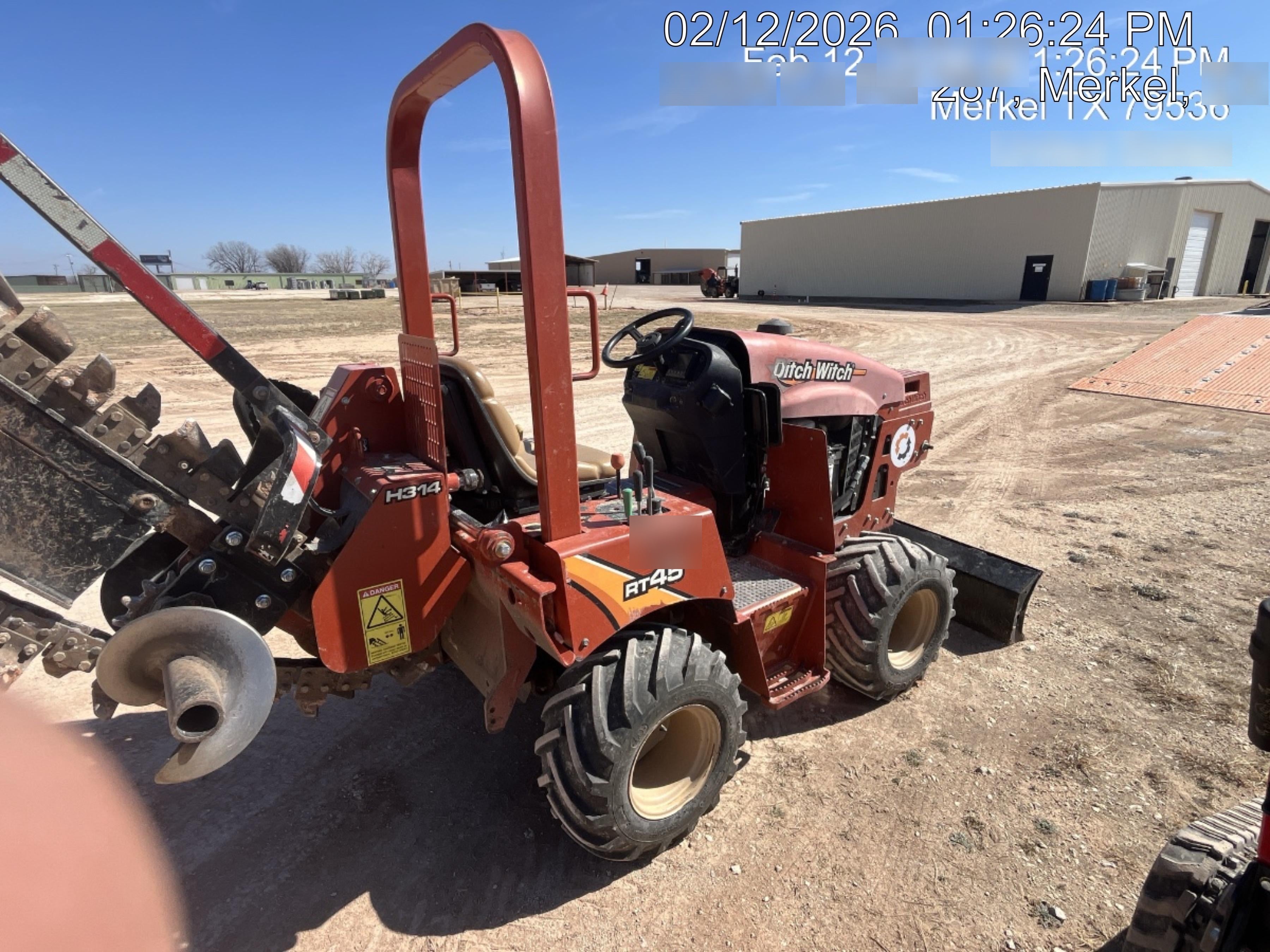 2017 DITCH WITCH RT45A