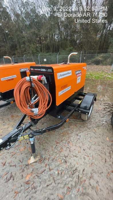 2021 Lincoln Electric Vantage 322 Vantage 322 Ready Pak 3 w/ Decals, ORANGE (includes trailer, cable rack, fender light kit) NO Telematics