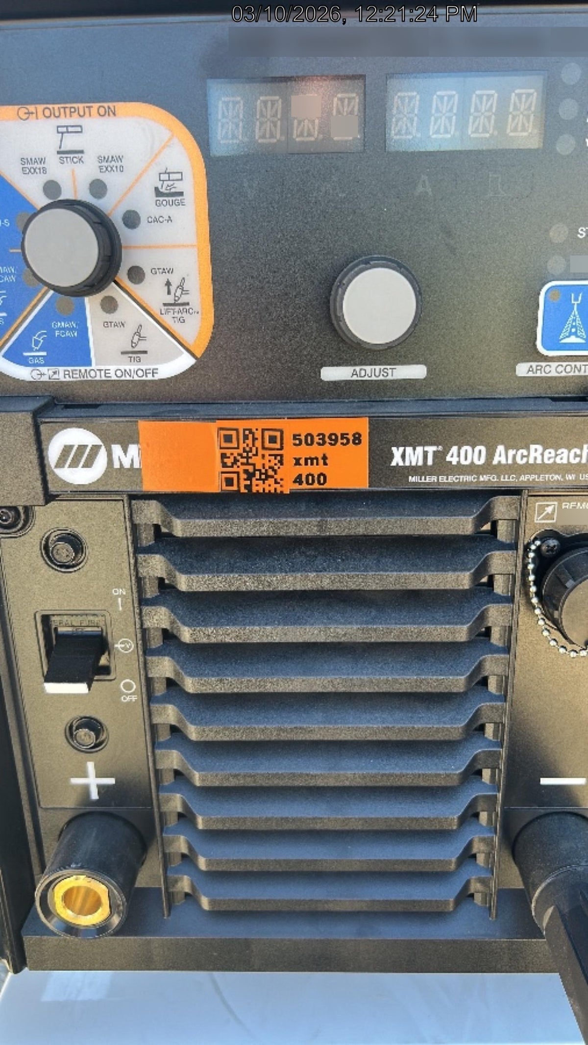2025 MILLER ELECTRIC XMT 400