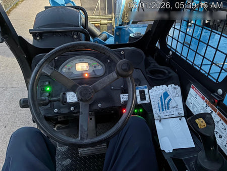 2018 Genie GTH-1056 GTH-1056 w/Open ROPS, Solid Tires, Work Lights, 60" carriage/forks, cab mesh, beacon
