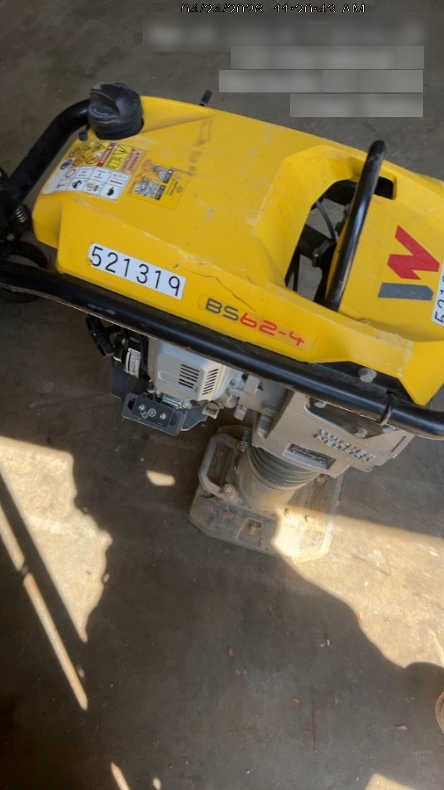 2025 WACKER NEUSON BS62-4Ab/28