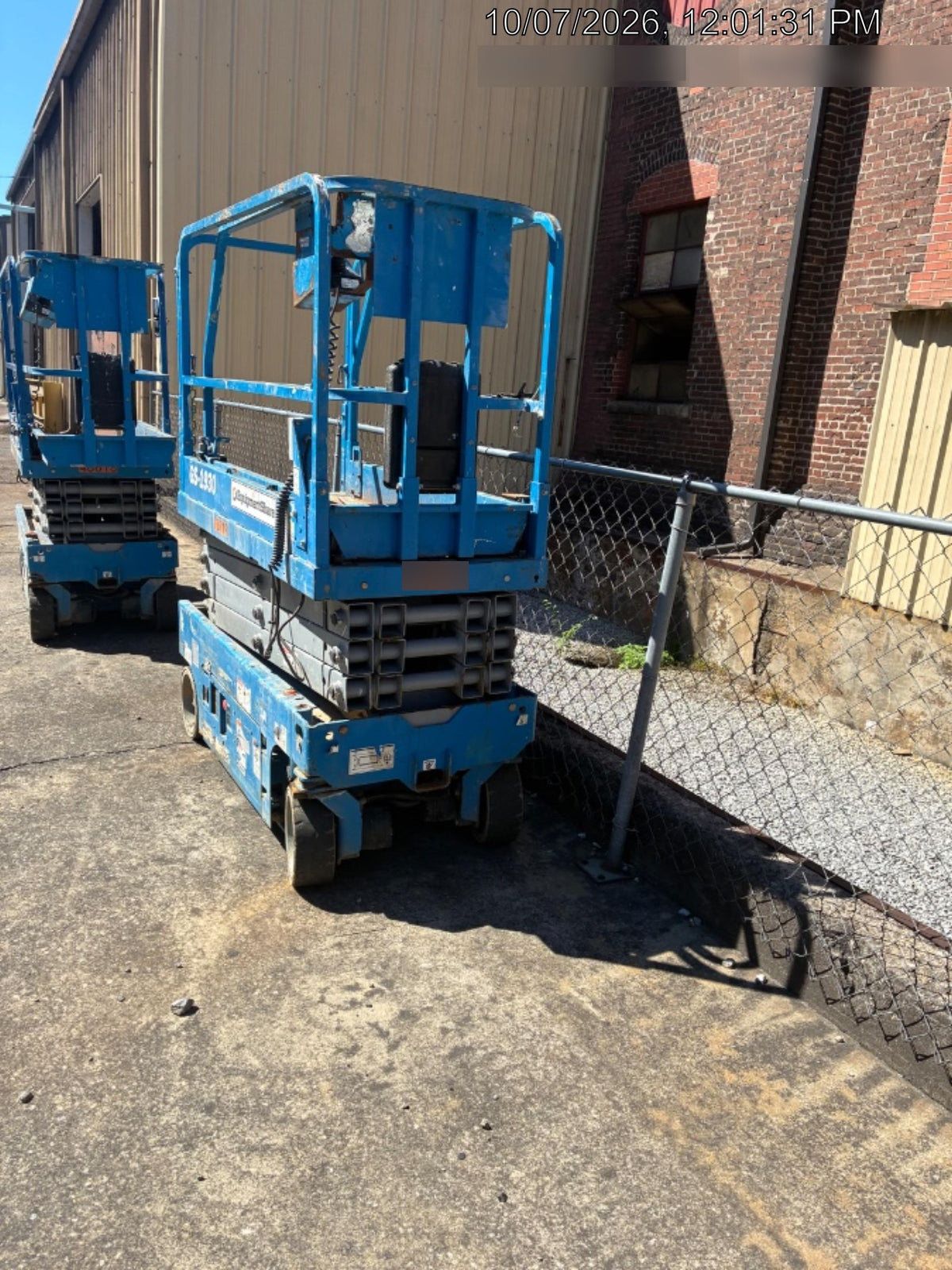 2020 Genie GS-1930 Fixed rails with chain entry gate - Pre A92.20