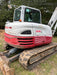2019 Takeuchi TB290 Takeuchi TB290 Cab/Heat/AC w/Rubber Tracks, Auxiliary Hydraulics, Dozer Blade, Manual QC w/ 18/24/36" Buckets, Hydraulic Thumb Installed