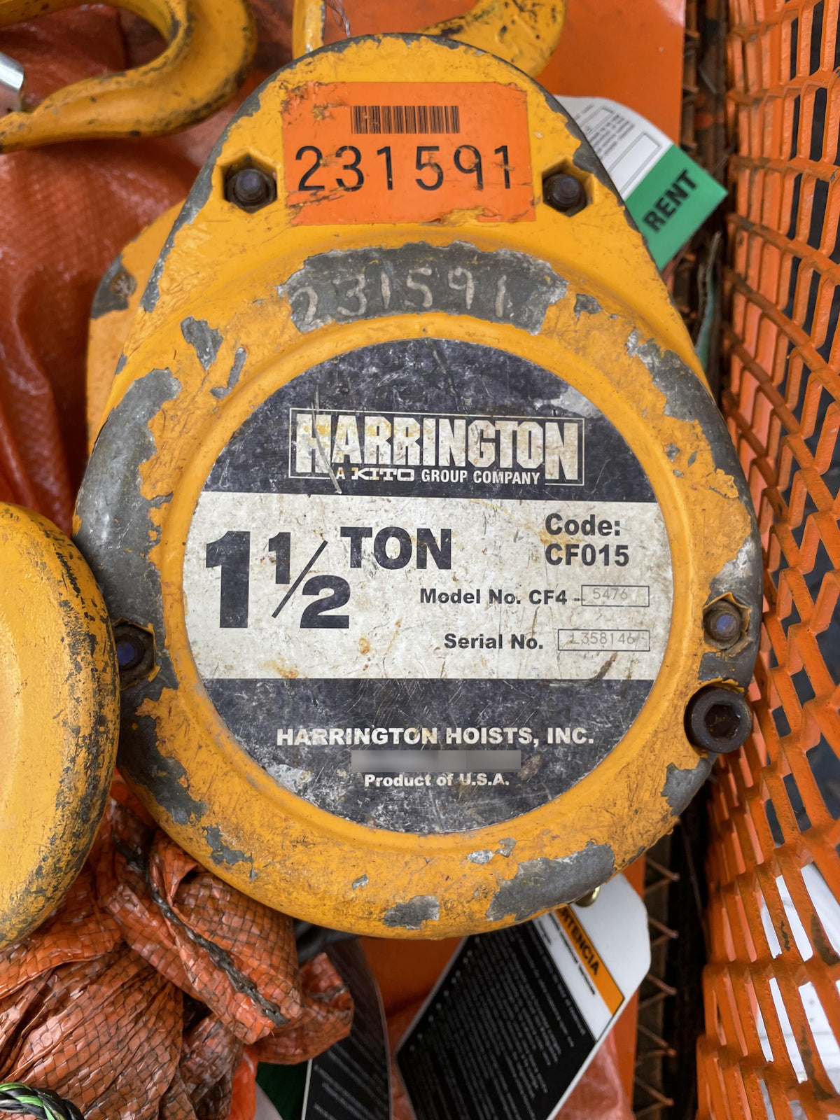 2022 HARRINGTON CF015-20