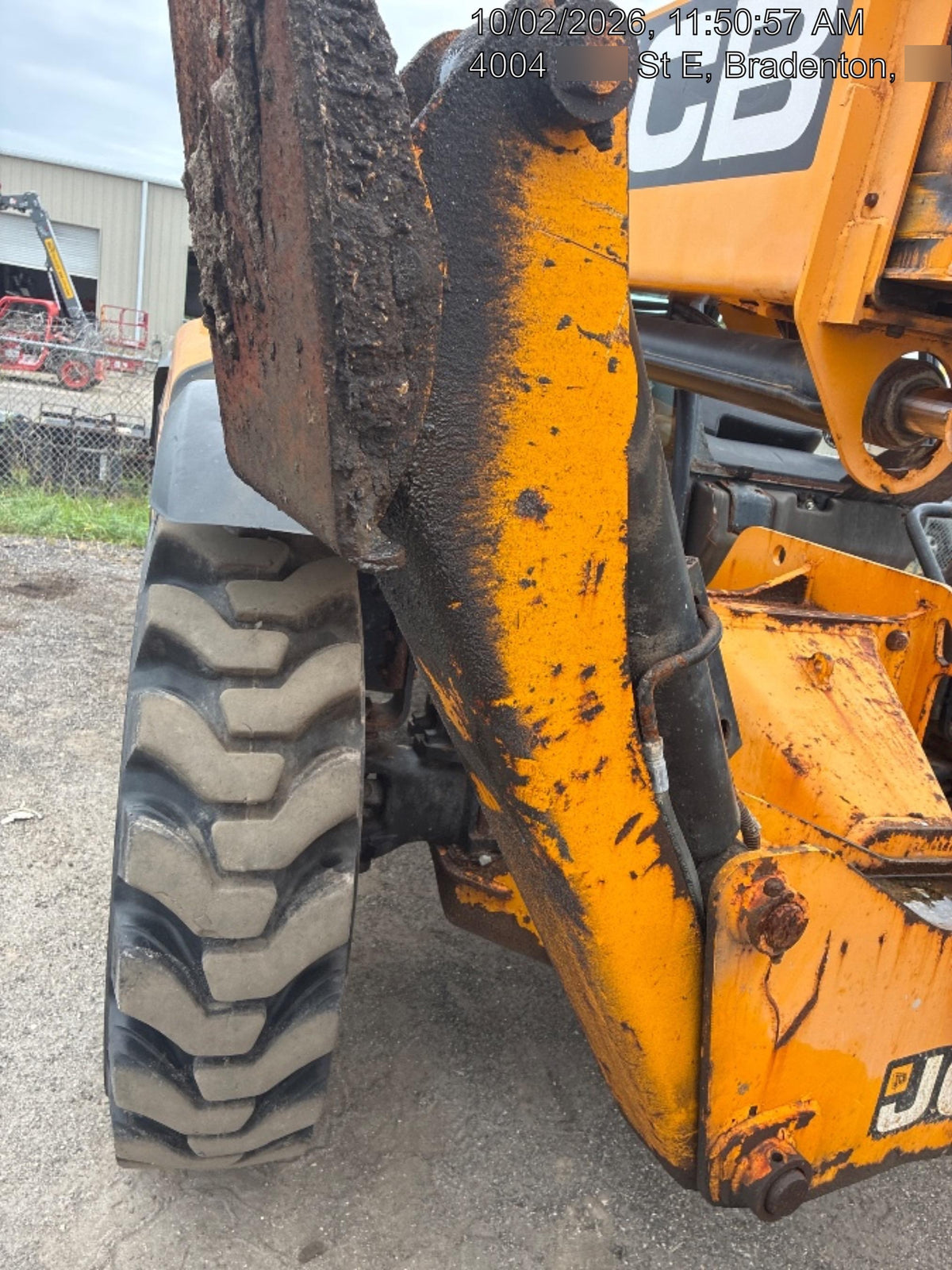 2020 JCB 510-56 Canopy, Solid Tires, Work Lights, Beacon, Aux Hydraulics, Back up Alarm, Lifting Eye, ES Decals