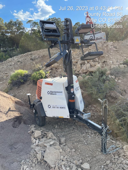 2023 Generac MLT2 Diesel, Flex Switch 120V Input, Powerzone Controller, (4) 320W LED Lights, 4kW Generator, 39.9 Gal Fuel Tank, 2" Ball, T3