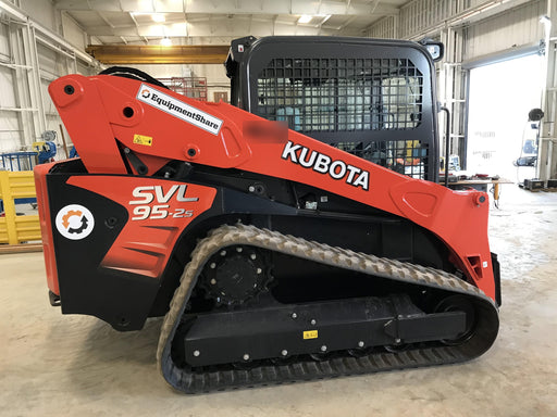 2019 Kubota SVL95-2S Cab/Heat/Air, Standard Tracks, Standard Flow w/Manual QC, 80" HD Tooth Bucket