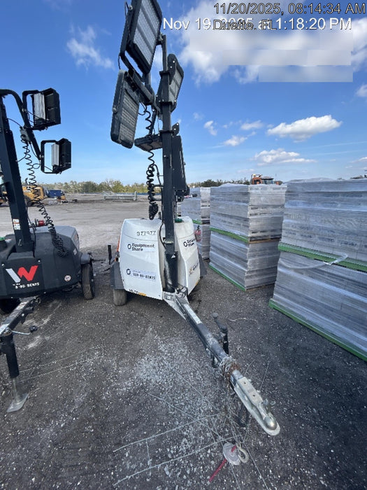 2023 Generac MLT2 Diesel, Flex Switch 120V Input, Powerzone Controller, 
(4) 320W LED Lights, 4kW Generator, 39.9 Gal Fuel Tank, 2" Ball, T3