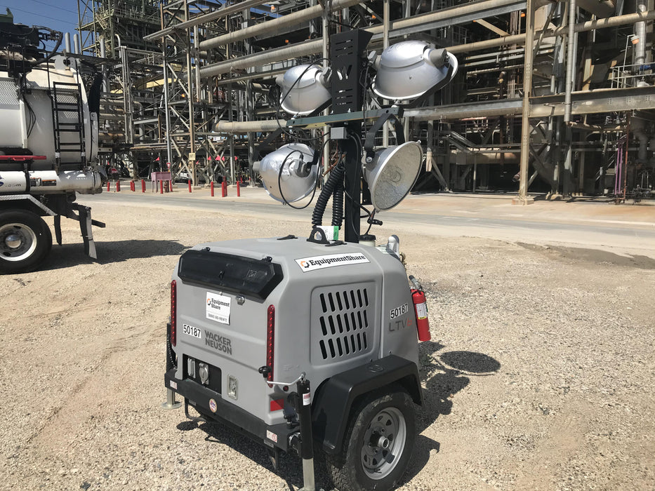 2019 Wacker Neuson LTV6L-MH Mobile Light Tower w/Fuel Level Sensor Installed