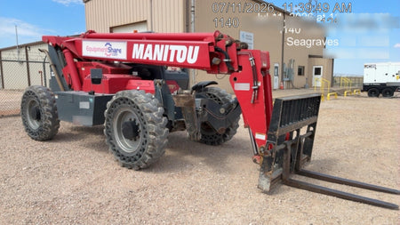 2018 Manitou MTA10055 MTA10055 - 74 HP T4, Canopy, Worklights/Strobe, Beacon, 66" Carriage, 60" Forks, Solid Tires, Lift Hook, Aux Hydraulics