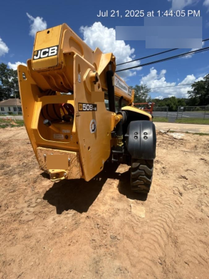 2020 JCB 509-42 Canopy, Solid Tires, Work Lights, Beacon, Aux Hydraulics, Back up Alarm, Lifting Eye, ES Decals