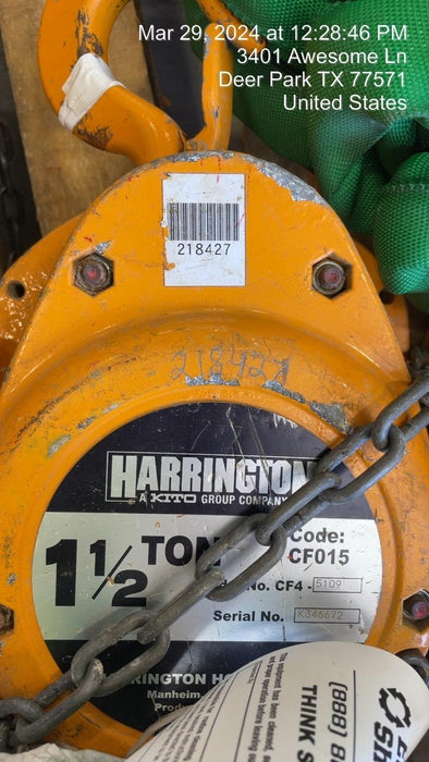 2021 HARRINGTON CF015-10