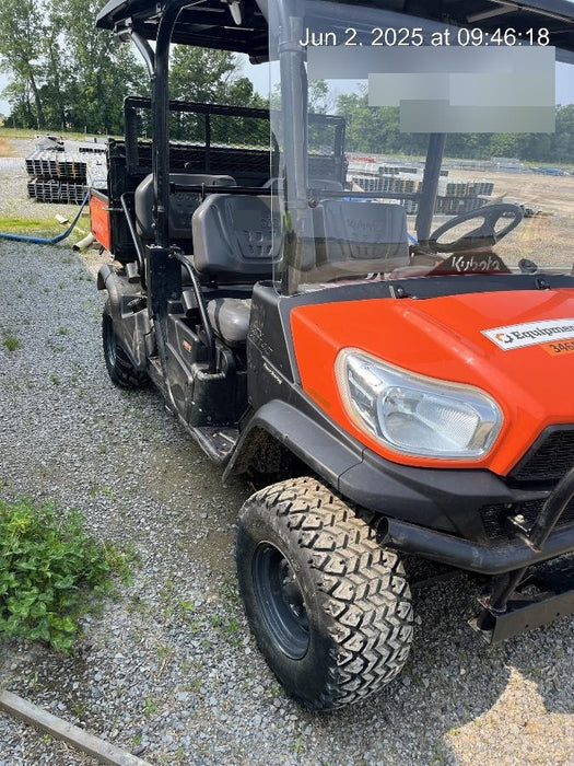2022 Kubota RTV-X1140W-H Plastic Canopy, Windshield Acrylic Clear, LED Strobe Light, Wire Harness Kit, Back up Alarm