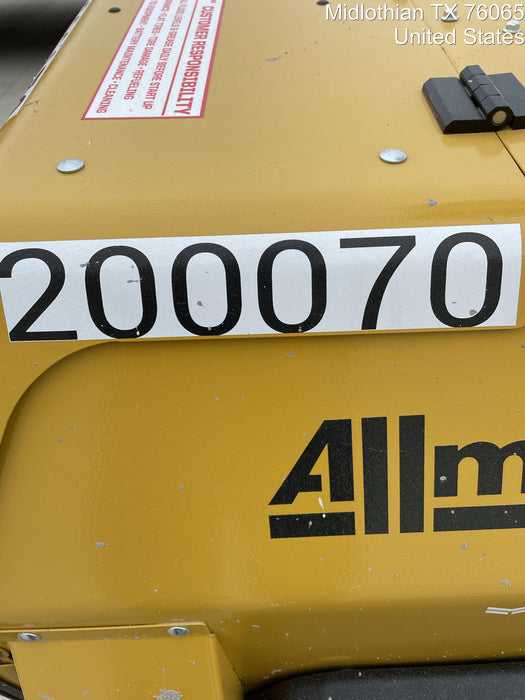 2022 Allmand NLV3GR (4) LED Light Fixture 350W, 23' Vertical Mast, 3kW Prime, Towable, Deep Sea L401, Leveling Jacks, Yanmar T4F 5.8hp