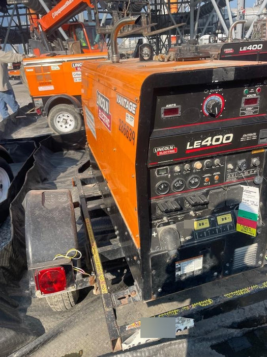 2022 Lincoln Electric LE400 Kubota V1505, Trlr, Cable Rack, Light Kit, ES Decals, T3