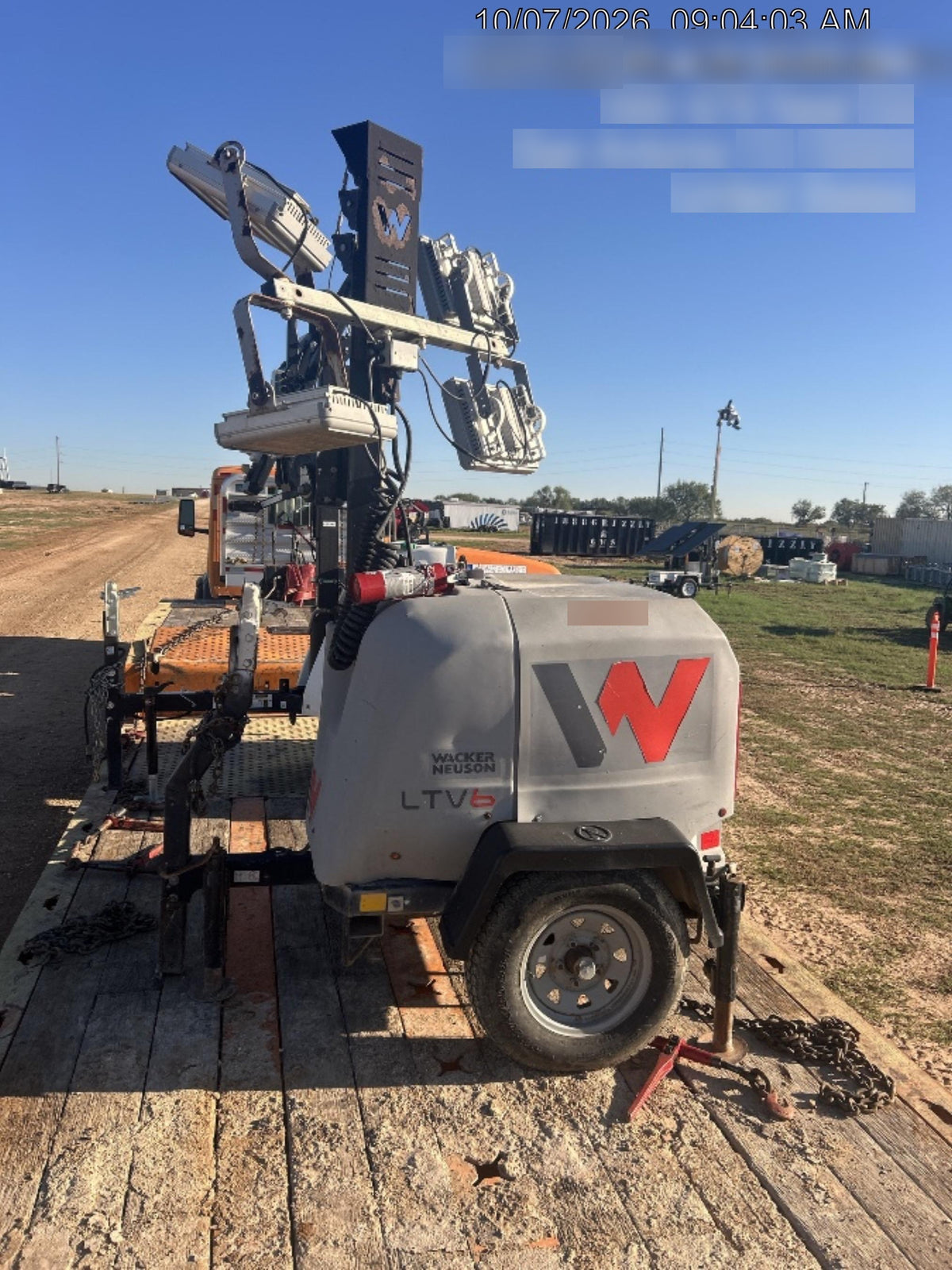 2019 Wacker Neuson LTV6K-LED LED Light Towers