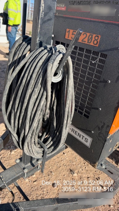 2021 Lincoln Electric Vantage 322 Vantage 322 Ready Pak 3 w/ Telematics & Decals, ORANGE (includes trailer, cable rack, fender light kit)