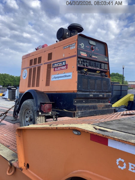 2021 Lincoln Electric Vantage 549X Ready Pak 3, ORANGE (includes trailer, cable rack, fender light kit)