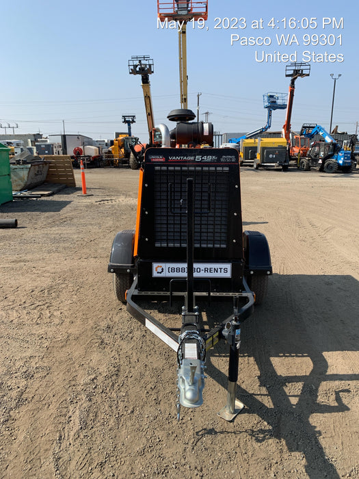 2021 Lincoln Electric Vantage 549X Ready Pak 3, ORANGE (includes trailer, cable rack, fender light kit)