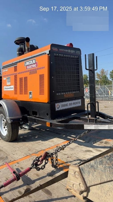 2022 Lincoln Electric Vantage 549X Crosslink Technology, Trailer Mounted, ES Decals, T3