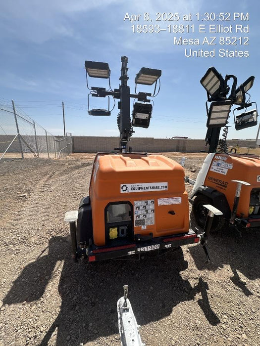 2023 Generac MLT2 Diesel, Flex Switch 120V Input, Powerzone Controller, (4) 320W LED Lights, 4kW Generator, 39.9 Gal Fuel Tank, 2" Ball, T3