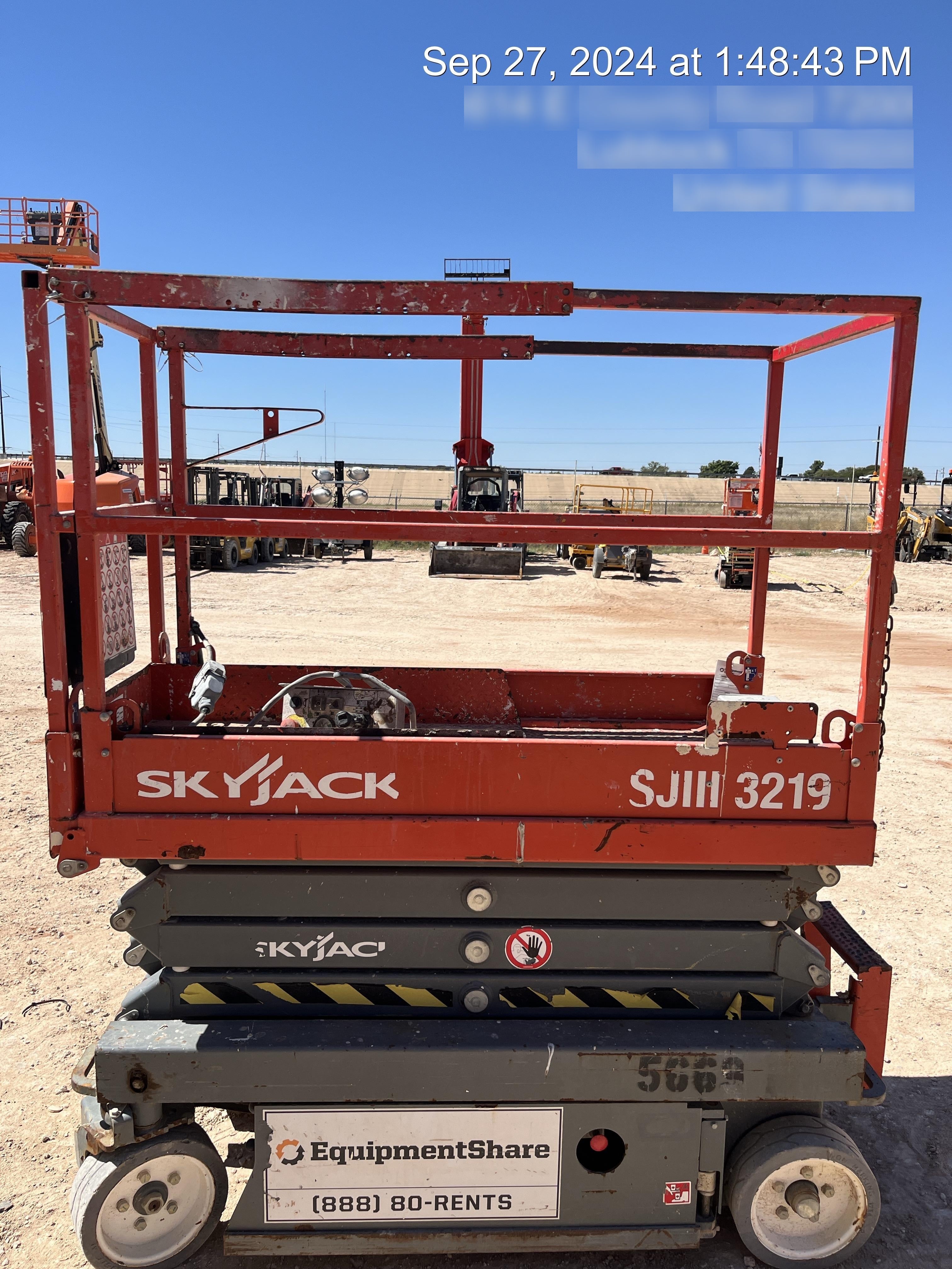 2017 SKYJACK SJIII-3219