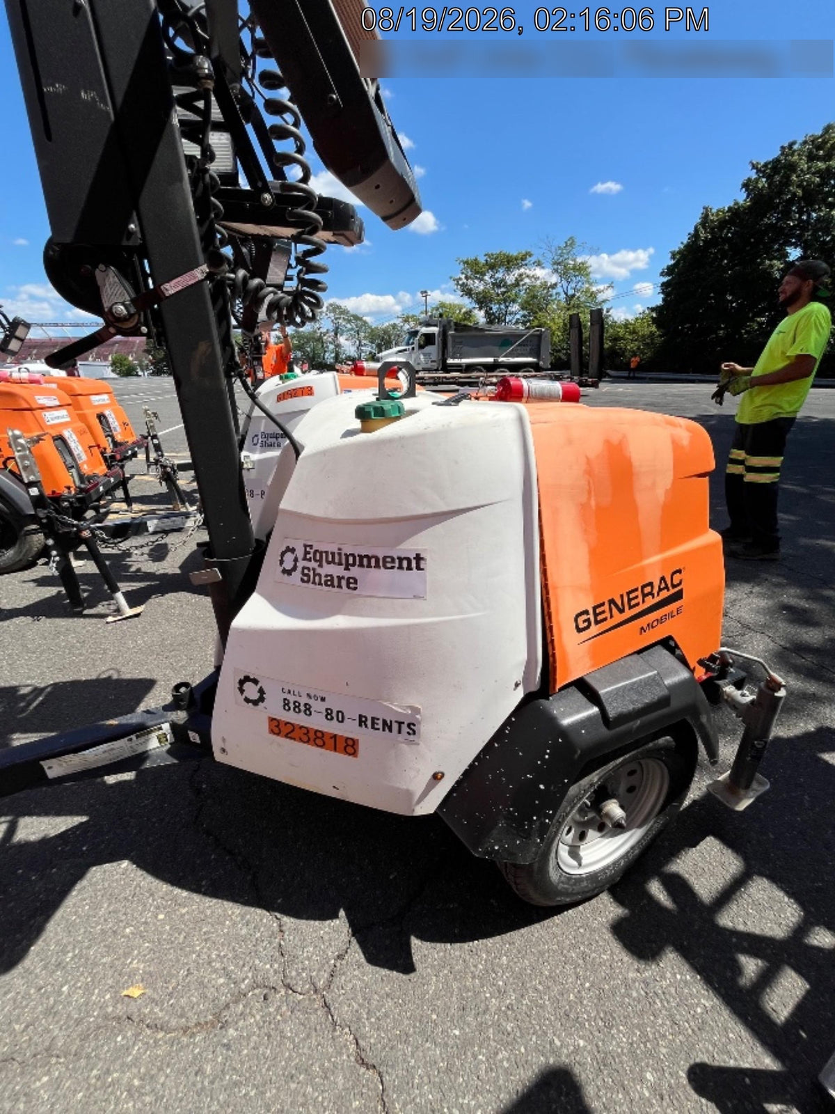 2023 Generac MLT2 Diesel, Flex Switch 120V Input, Powerzone Controller, (4) 320W LED Lights, 4kW Generator, 39.9 Gal Fuel Tank, 2" Ball, T3