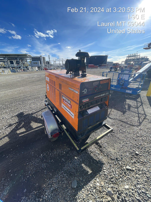 2022 Lincoln Electric Vantage 549X Crosslink Technology, Trailer Mounted, ES Decals, T3