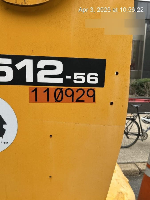 2020 JCB 512-56 Canopy, 74Hp, Solid Tires, Work Lights, Beacon, Aux Hydraulics, Back up Alarm, Lifting Eye, ES Decals