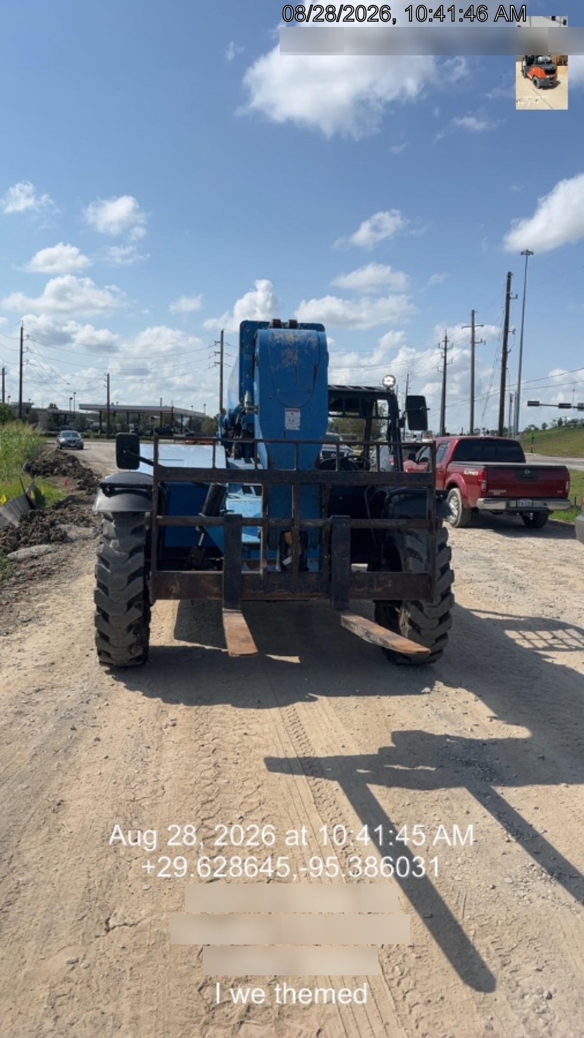2017 Genie GTH-844 Genie GTH-844, Solid Tires, 60" carriage/forks, Open ROPS, Work Lights
