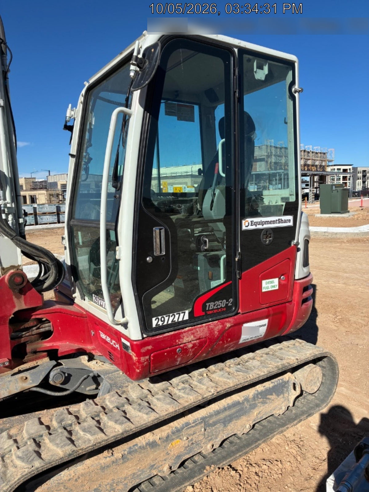 2023 TAKEUCHI TB250-2CR