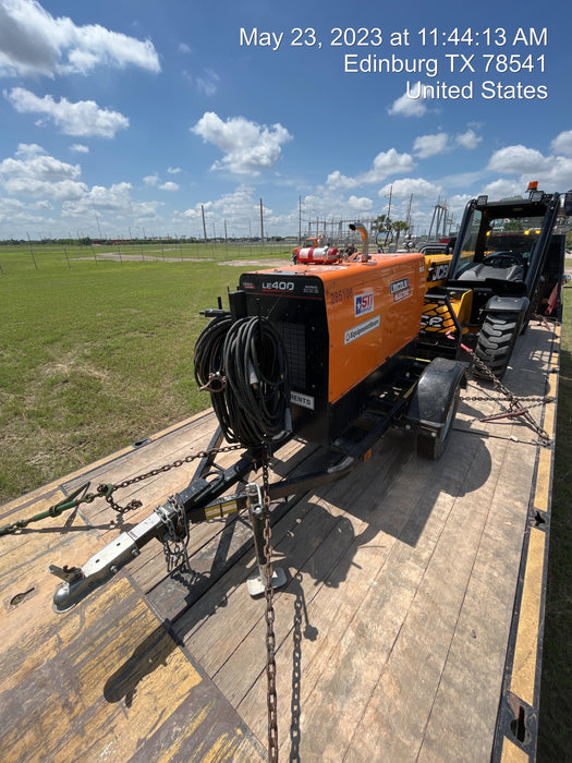 2022 Lincoln Electric LE400 Kubota V1505, Trlr, Cable Rack, Light Kit, ES Decals, T3