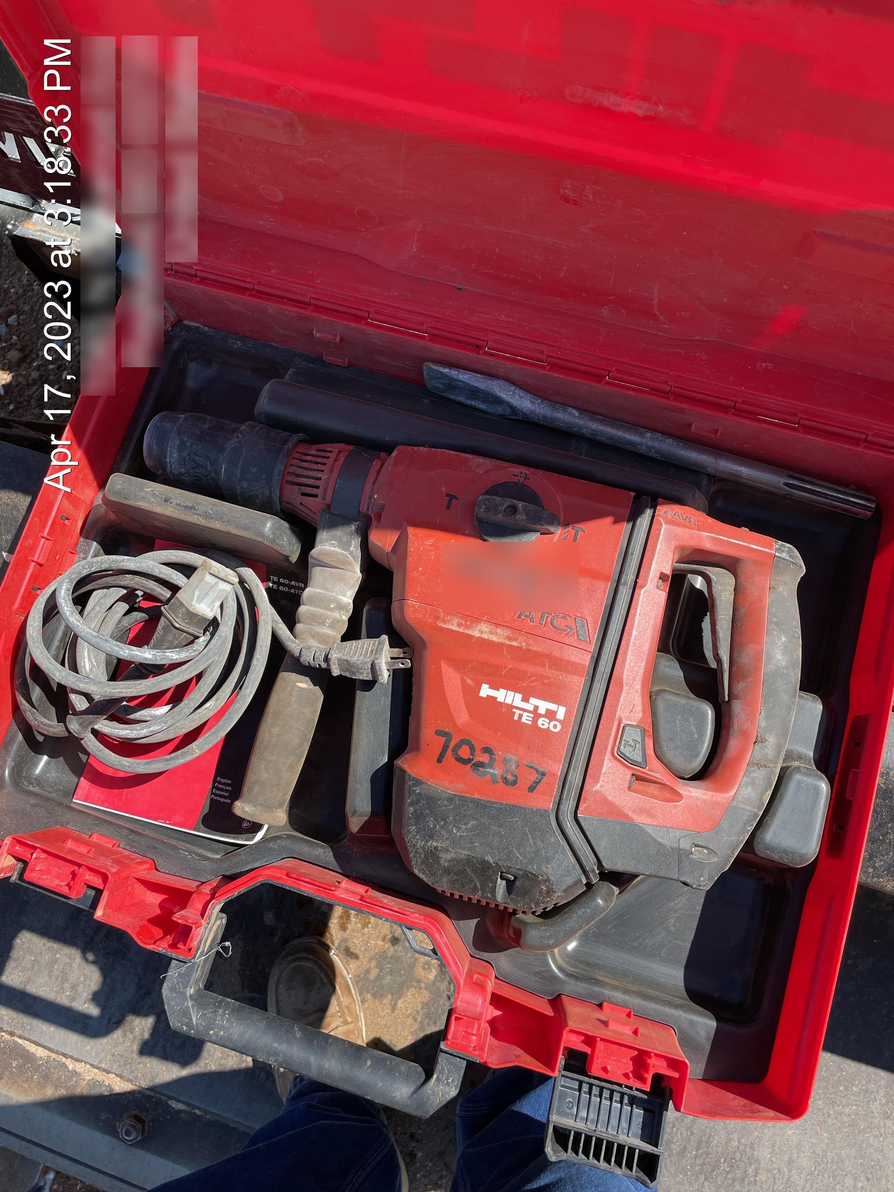 2020 HILTI TE 60-ATC/AVR