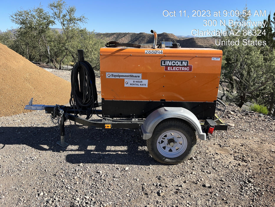 2023 Lincoln Electric LE400 Kubota V1505, Trlr, Cable Rack, Light Kit, ES Decals, T3