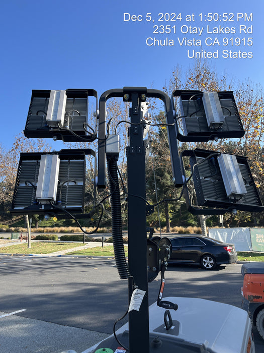 2024 Wacker Neuson LTT4 Diesel, Kohler KDW702, Deep Sea Controller, Auto Start, LED 320W, Bypass Outlet, T3