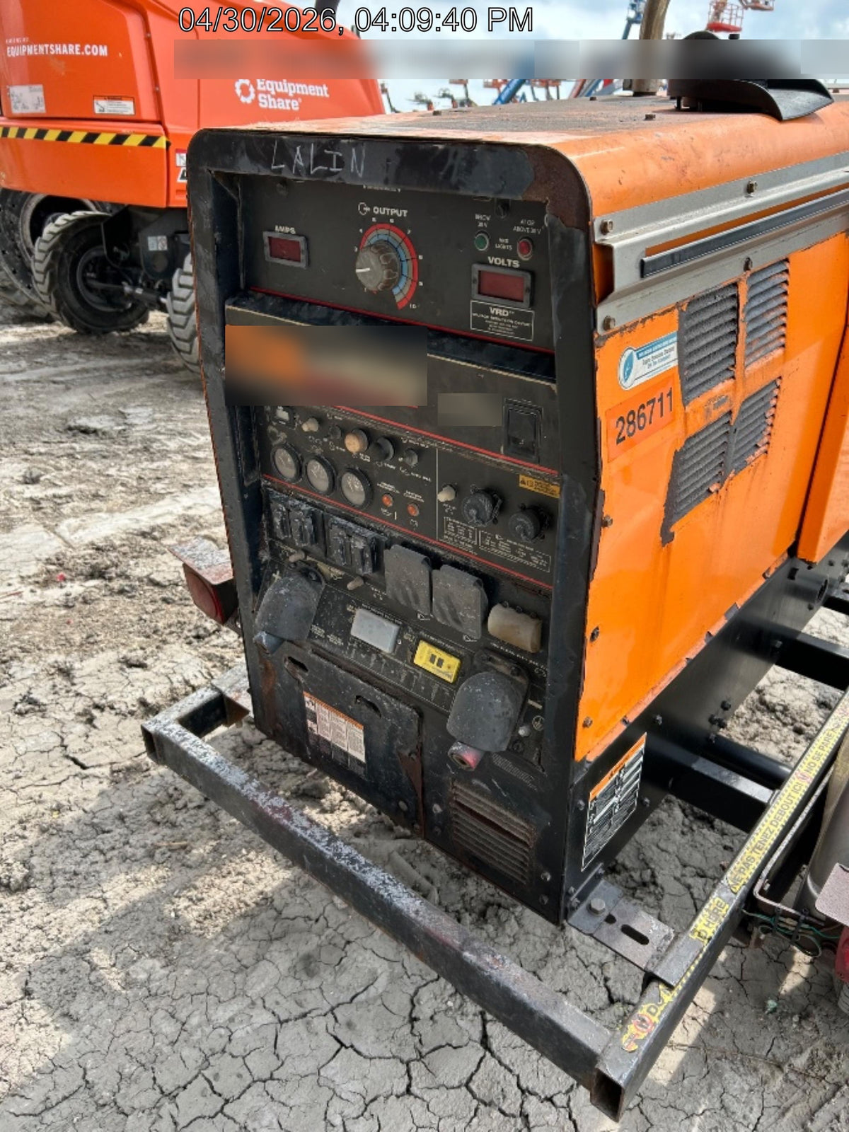 2022 Lincoln Electric LE400 Kubota V1505, Trlr, Cable Rack, Light Kit, ES Decals, T3