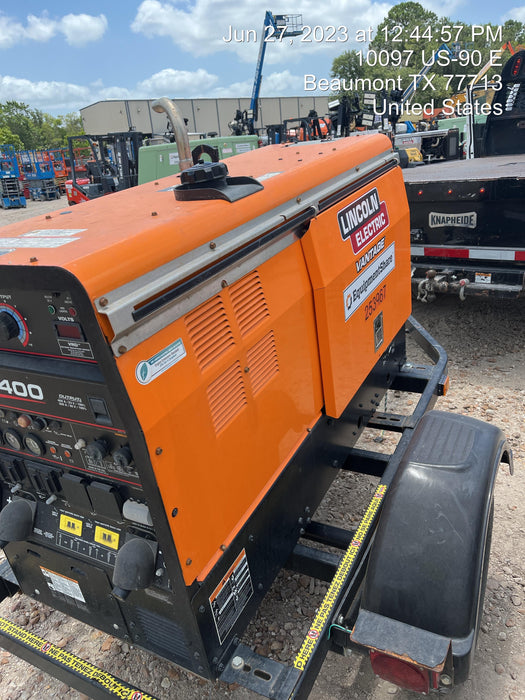 2022 Lincoln Electric LE400 Kubota V1505, Trlr, Cable Rack, Light Kit, ES Decals, T3