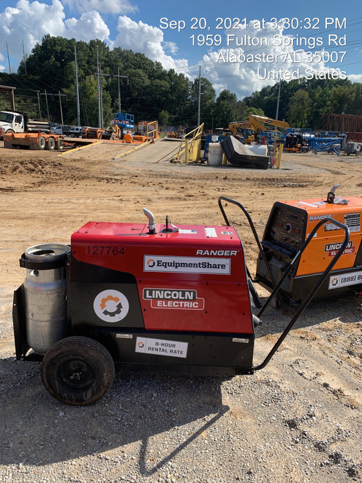 2021 Lincoln Electric Ranger 305 LPG K3430-1, Ranger 305 LPG, Undercarriage, Tank Holder & Strap, 10kw AC Gen, 25hp Kohler LPG Eng