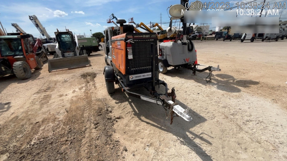2021 Lincoln Electric Vantage 549X Ready Pak 3, ORANGE (includes trailer, cable rack, fender light kit)