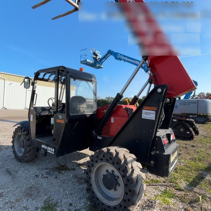 2020 Manitou MTA6034 Canopy, Solid Tires, Work Lights, Beacon, Aux Hydraulics, Back up Alarm, Mirrors, ES Keypad