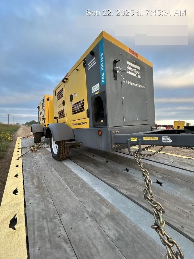2021 ATLAS COPCO PAS 100 HF CS Enclosed