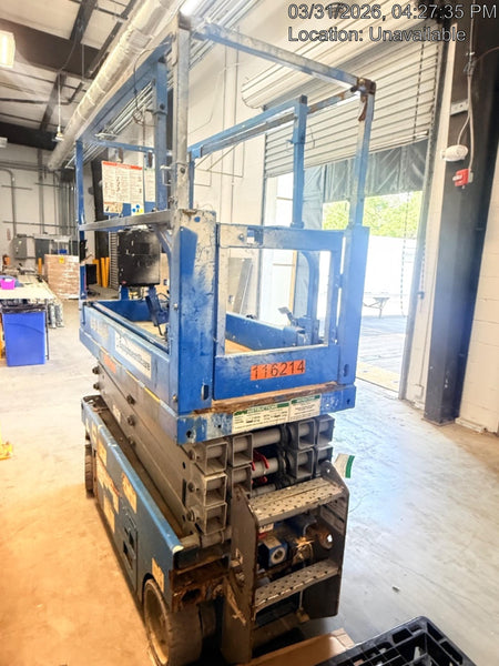 2020 Genie GS-1930 Solid Non Marking Tires, Beacon, Folding rails with half height swing gate