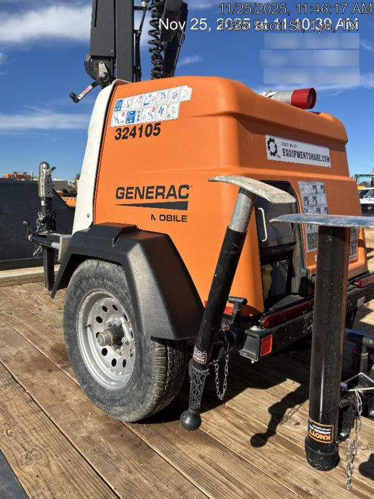 2023 Generac MLT2 Diesel, Flex Switch 120V Input, Powerzone Controller, (4) 320W LED Lights, 4kW Generator, 39.9 Gal Fuel Tank, 2" Ball, T3