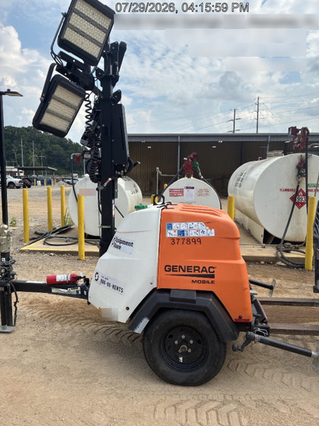 2023 Generac MLT2 Diesel, Flex Switch 120V Input, Powerzone Controller, 
(4) 320W LED Lights, 4kW Generator, 39.9 Gal Fuel Tank, 2" Ball, T3
