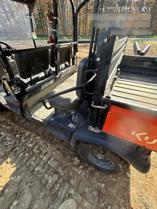 2021 Kubota RTV-X1140W-H Plastic Canopy, Windshield Acrylic Clear, LED Strobe Light, Wire Harness Kit, Back up Alarm