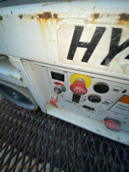 Custom Equipment HB-1430 <ul>
 <li>Hy-Brid Scissor Lift</li>
  <li>Platform capacity up to 670 lbs.</li>
  <li>Working height up to 20 ft</li>
  <li>Weighs under 1,700 lbs.</li>
  <li>Non-marking wheels </li>
</ul>