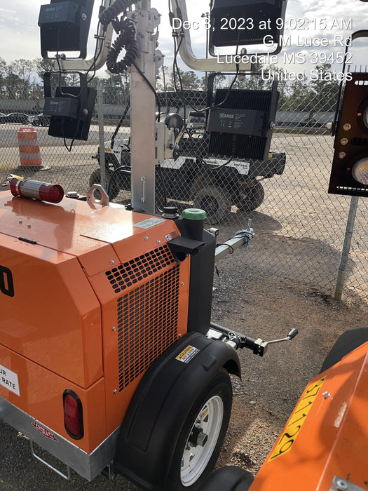 2023 Wanco WLTT-4MM4K Diesel, Deep Sea Controller, Shore Power Plug, Auto Start, (4) 350W LED Floodlights, 4kW Generator, 60 Gal Fuel Tank, 2" Ball, T3