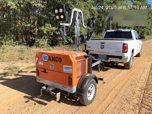 2024 Wanco WLTT-4MM4K Diesel, Deep Sea Controller, Shore Power Plug, Auto Start, (4) 350W LED Floodlights, 4kW Generator, 60 Gal Fuel Tank, 2" Ball, T3