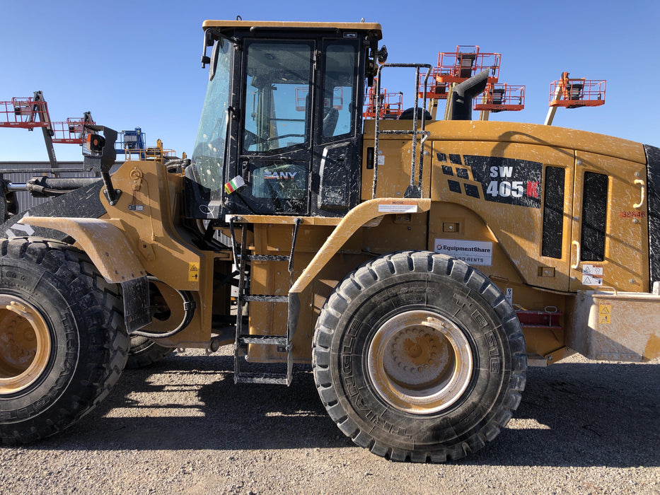 2019 Sany SW405K Tier 4, Cab, 3rd Function Hydraulics Smooth Pin On Bucket